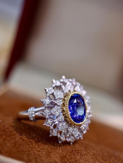 2.18克拉蓝宝石戒指 商品图2