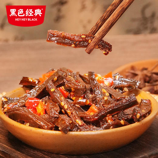 【限时9.9】黑色经典长沙魔芋干香辣麻辣100g/袋 商品图2
