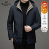 牛奶丝面料脱卸帽男羽绒服2024秋冬90灰鹅绒轻薄商务羽绒男装外套 商品缩略图0
