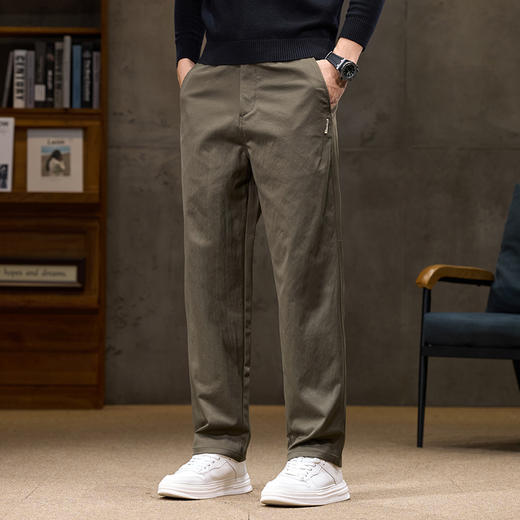 【新款DQ】大依优型大码直筒休闲长裤男舒适休闲简约百搭加肥加大男装潮款 商品图7