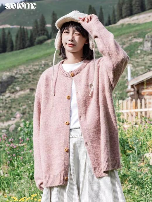 早乙女惠子saotome/STMMY243144/圆领渐变毛衣开衫 商品图3