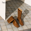 heelz设计师手工鞋履 ｜自在平底羊皮堆堆靴1公分 商品缩略图0