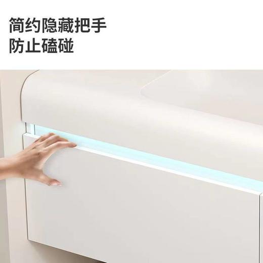洗漱卫生间台洗脸盆一体奢风浴室柜网红洗手盆智能柜组合可丽耐轻 商品图2