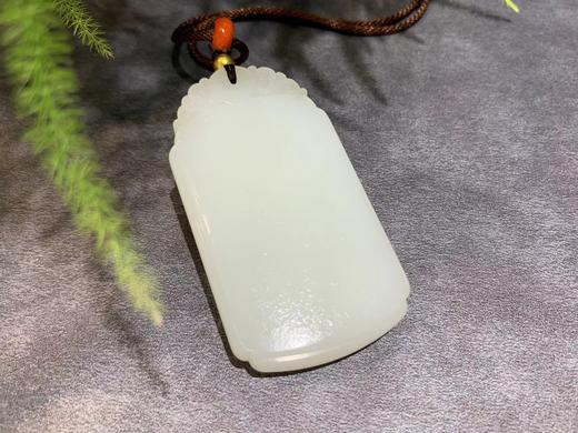 【御珠宫坊·传承系列】羊脂白玉子料牌 商品图4