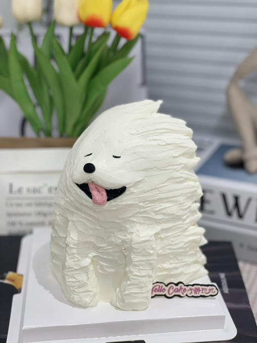 四寸加高异形狗狗奶油蛋糕 下单前请仔细阅读商品详情 商品图0