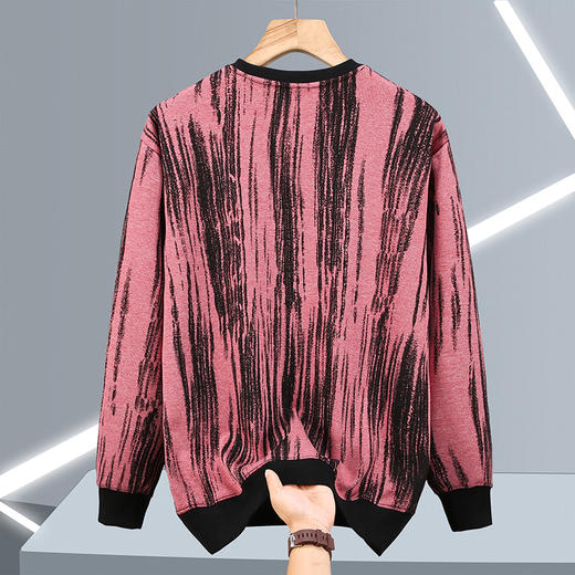 【特大码】【新款DFF】大依优型大码圆领卫衣男宽松休闲上衣胖子加肥加大男士潮流 商品图3