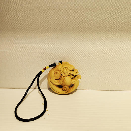 圆貔貅°黄杨挂件/把件 商品图1