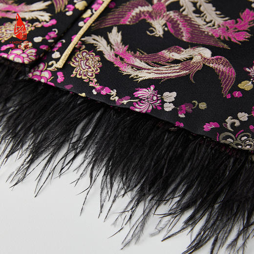 SAINTJOY/上久楷女式宋锦马甲 凤凰于飞CY1044207031 商品图8