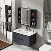 镜柜洗脸盆洗漱卫生间智能实木浴室柜洗手盆陶瓷太空 商品缩略图3