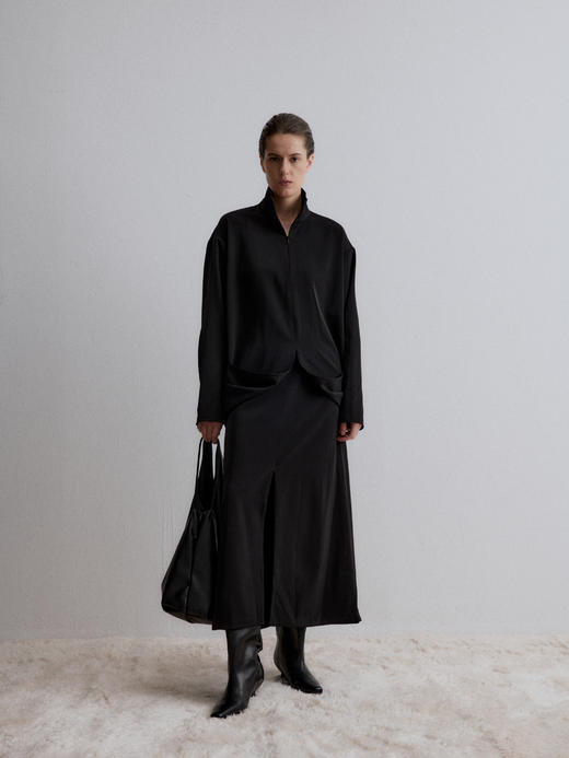 VC｜AW24116 Willow skirt [ 黑 / 白 ] 商品图2