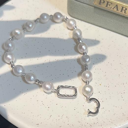 7DAYS满天星银扣珍珠手链 商品图3