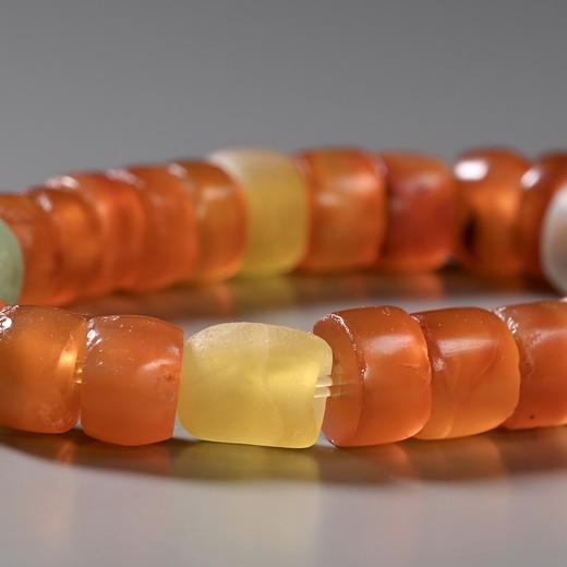 西周玛瑙+萤石手串 商品图3