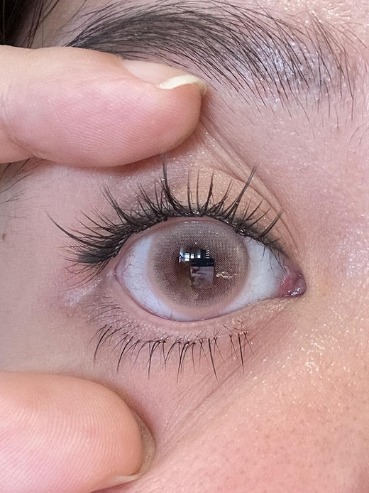 KiraFairy 茶艺幼崽 半年抛 2片 14.2mm 参考着色13.5 基弧8.6 含水38% 韩国进口 商品图1