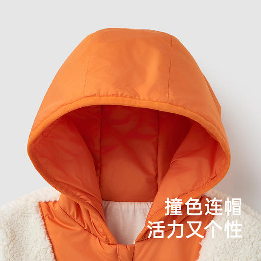 【商场同款】英氏儿童外套秋冬男童加绒外套长袖保暖新款 商品图2