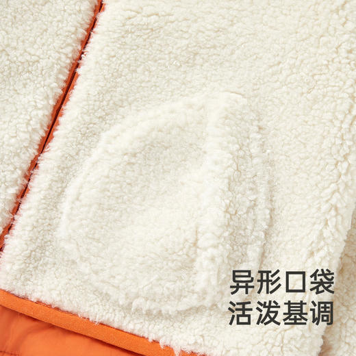 【商场同款】英氏儿童外套秋冬男童加绒外套长袖保暖新款 商品图3