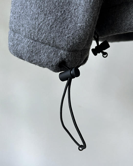 现货 THS 10.14-限时 缪家 中性风 双刷摇粒绒御寒软糯立领外套 AF1002 商品图11