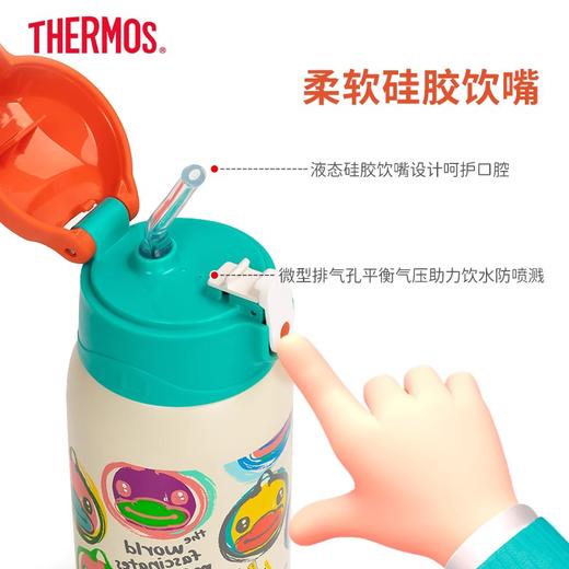 膳魔师不锈钢天涯海角系列保温保冷双盖保温杯水杯550ml【不支持补差，非质量问题不退不换】S 商品图0