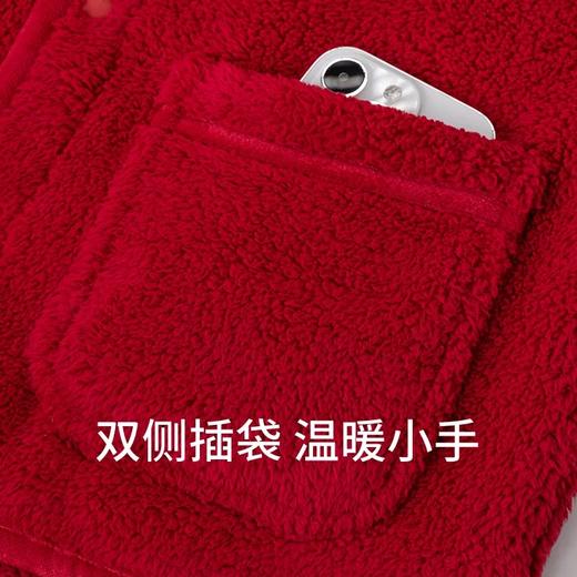 【羊羔绒】SCHIESSER舒雅秋冬新款男女儿童羊羔绒鸿运款红品家居套装（亲子系列儿童中性款）（实物颜色偏暗一点）3Z/23380H/EZ/23378H 商品图3