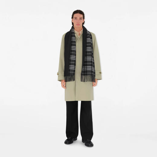 BURBERRY 巴宝莉 男女通用双面两用格纹羊绒围巾 格子 8099639 C1343 商品图2