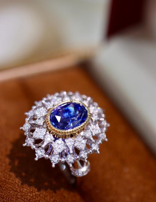 2.18克拉蓝宝石戒指 商品图1