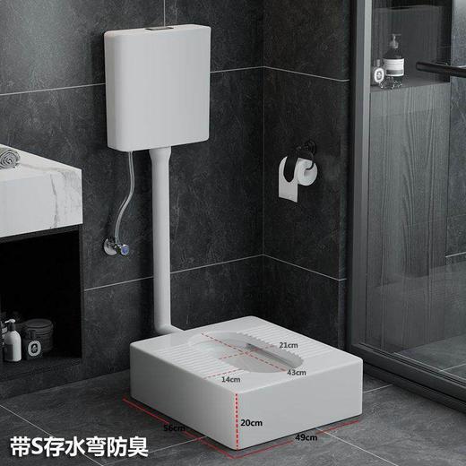坐马桶蹲弯蹲台式带便便防臭器免蹲坑神器免明装便厕台挖坑砌改蹲 商品图2