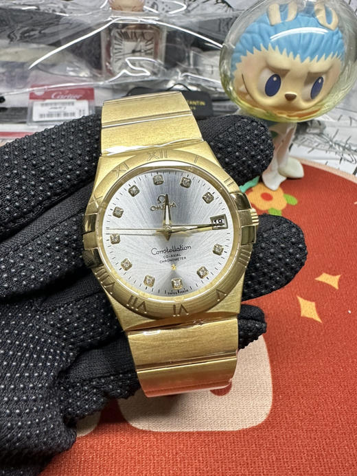 NOOBmaker 『18k包金品质版本➕定制版一体机芯➕手工镶嵌施华洛水钻刻度』荣誉出品，精品中的精品❕❕❕38毫米欧米茄第四代星座系列男土腕表将星座系列，完美无破绽，匠心之作，二次打磨的表壳表带❕ 商品图0