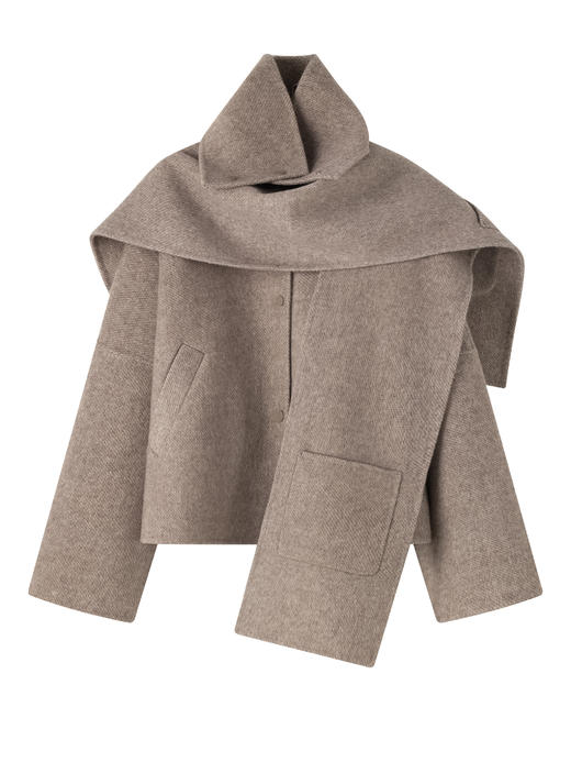 VC｜AW24093 Atlas square cut coat 外套 [ 驼 / 灰 ] 商品图7