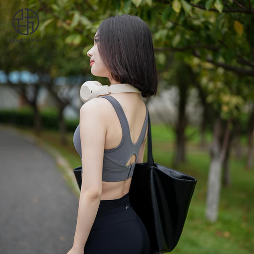 跃牌【周游世界系列】跑步健身文胸胖mm大码大胸美背瑜伽背心 BR1478 商品图1