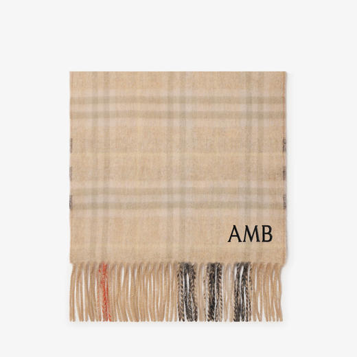 BURBERRY 巴宝莉 女士双面两用格纹羊绒围巾 格子 8095703 B9719 商品图1