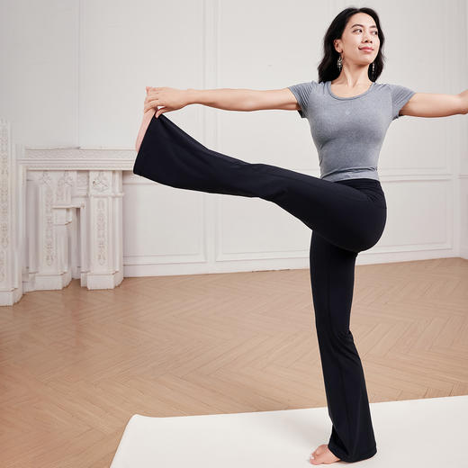 A20363小蛮腰健身瑜伽短袖 商品图5