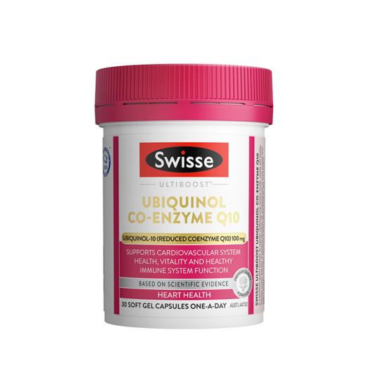 斯维诗 还原型辅酶Q10软胶囊 100mg 30粒 商品图0