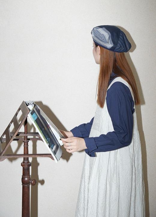 ECOLE DE CURIOSITES 水洗打字机棉衬衫(2色可选) 商品图3