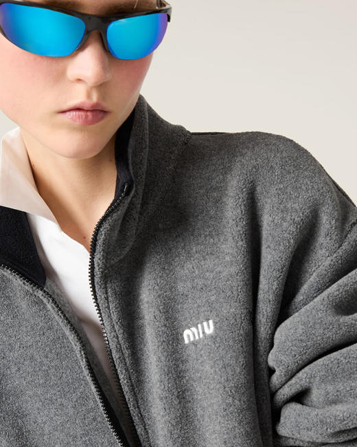 现货 THS 10.14-限时 缪家 中性风 双刷摇粒绒御寒软糯立领外套 AF1002 商品图2