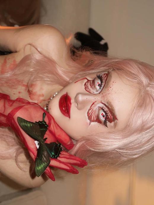 paprikacon 日抛 不灭执事 直径14.5mm着色14.0mm   cos (两片装) 商品图1