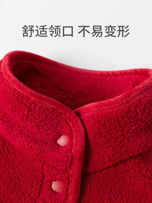 【羊羔绒鸿运连连】SCHIESSER舒雅秋冬款男羊羔绒鸿运新年本命年红品家居套装（亲子情侣系列男款）（实物颜色偏暗一点）E9/23377H 商品图2