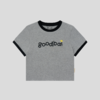 GOODBAI GOODEES印花logo撞色卷边正肩短袖T恤 商品缩略图4