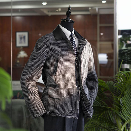 男士纯羊毛经典英伦猎装夹克 商品图6