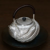 【银壶】非遗传人杨松柱亲工 水之形煮水银壶 商品缩略图1