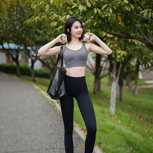 跃牌【周游世界系列】跑步健身文胸胖mm大码大胸美背瑜伽背心 BR1478 商品图0