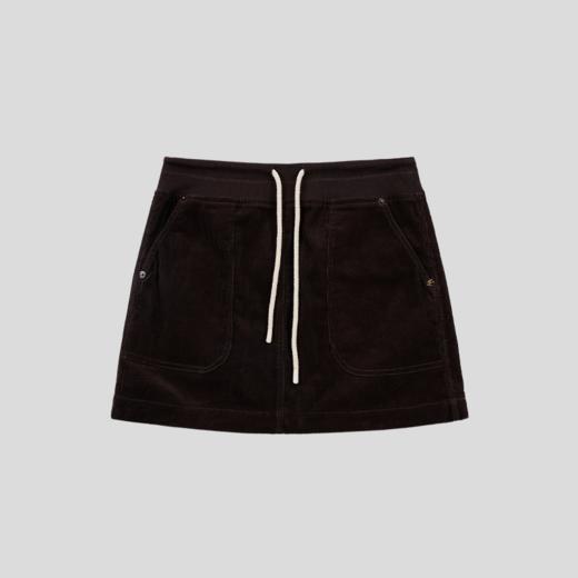 GOODBAI 运动学院logo刺绣抽绳半身短裙 商品图3