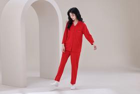 【Greengood绿嘉】B4F|绿嘉鸿运针织棉长袖女套装