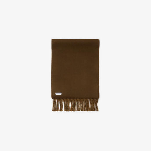 【一】BURBERRY 巴宝莉 女士马术骑士徽标刺绣双面两用羊绒围巾 棕色 8099691 C1432 商品图2