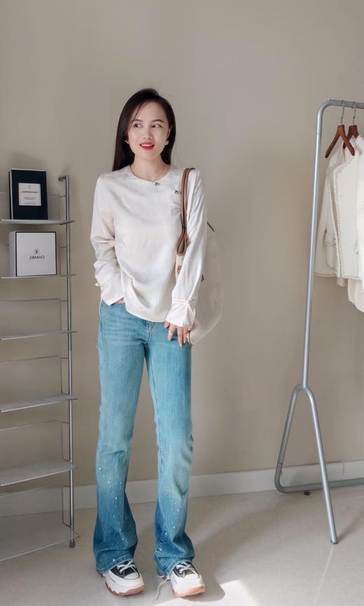 正版美人鱼烫钻显瘦裤神土耳其牛仔裤 商品图2