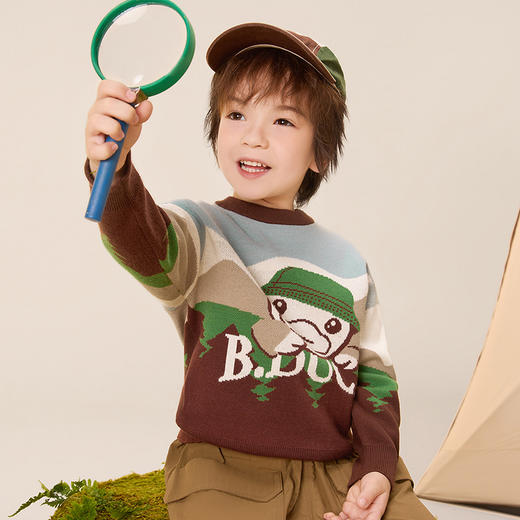 B.Duck小黄鸭童装春秋针织衫105-150 BF3512082 商品图0