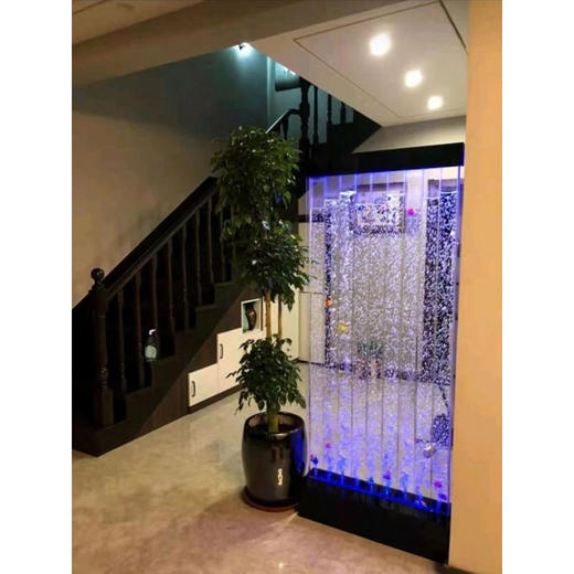 屏风水隔断半墙餐厅网红幕墙玄关隔断屏风水幕隔断客厅卫生间 商品图3