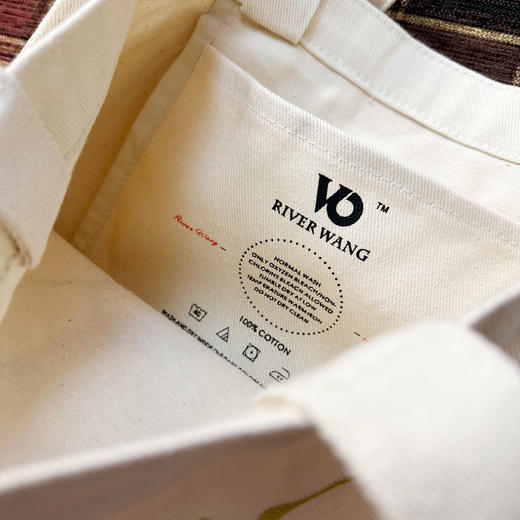 大容量原创帆布包，刺绣图案纯棉手提包单肩包HX-131 商品图4