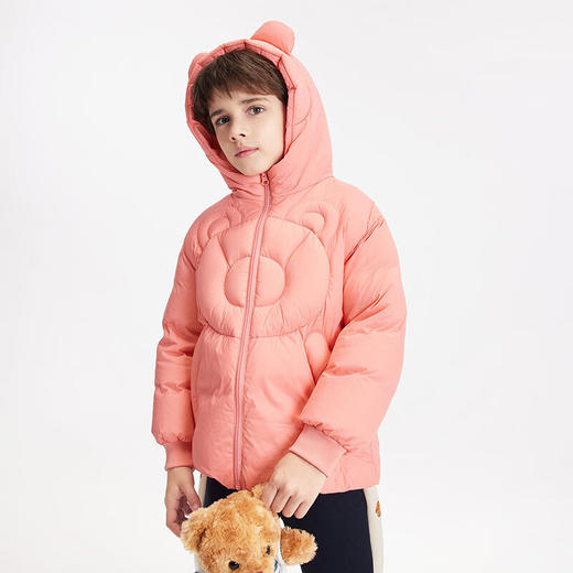【MQD】童装男大童冬季保暖时尚加厚连帽羽绒服 商品图0