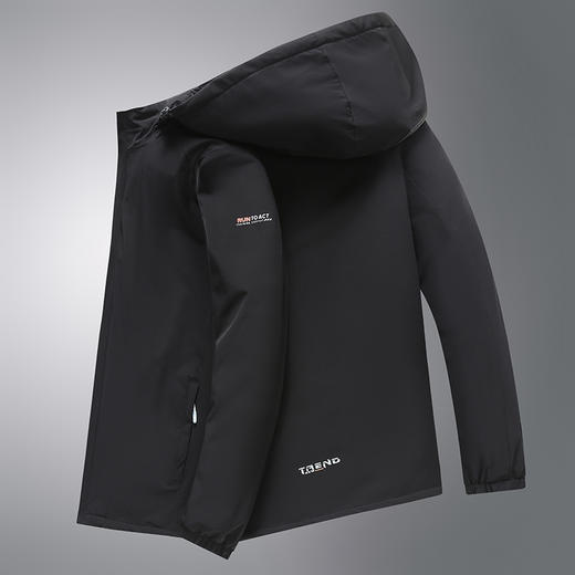 【可拆卸帽】【新款DZP】大依优型大码加绒加厚棉服棉衣外套男宽松加肥加大码上衣男士胖子休闲商务夹克 商品图6