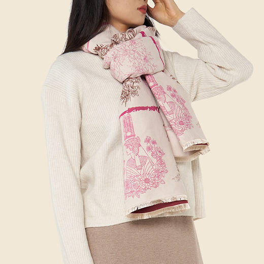 大英博物馆 埃及系列 提花披肩围巾 礼盒 商品图2