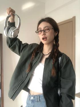 初秋穿搭 / 这件军绿夹克外套太适合秋天了！